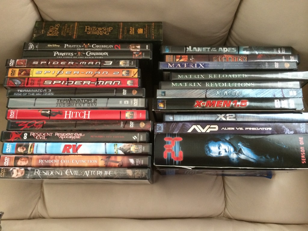 The DVD collection additions to RV Wanderlust
