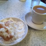 Beignets and Cafe au Lait at Cafe du Monde