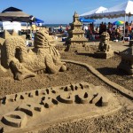 The winning entry at the AIA sandcastle competition 2014