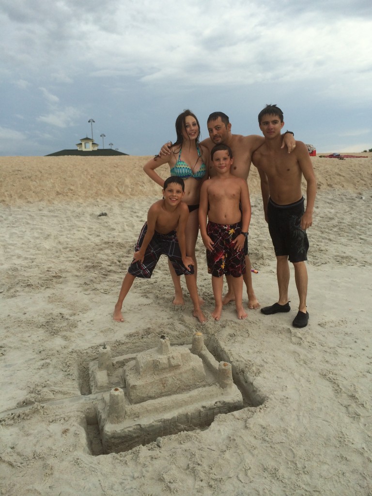 Sandcastle on St. Augustine Beach