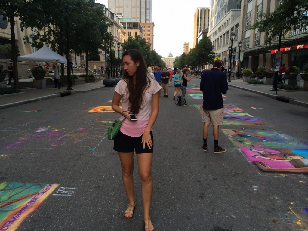 Sparkcon Raleigh Chalk Art
