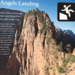 Angels Landing Warning Sign