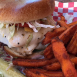 Avocado Chip Burger Oscar's Cafe