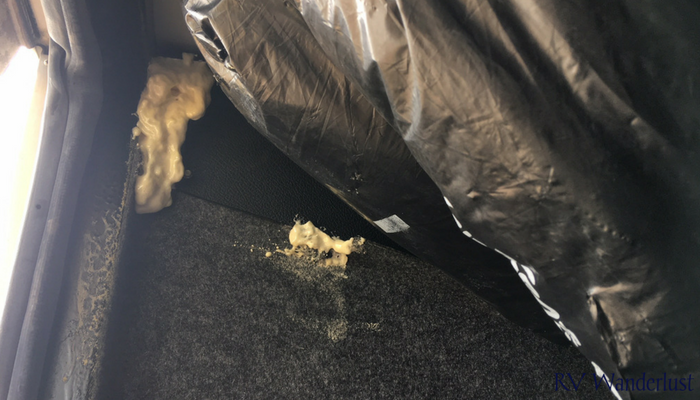 Mouse Shield in RV Basement