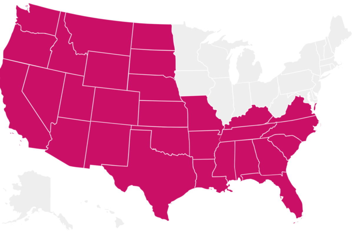 Map of where RV Wanderlust has been